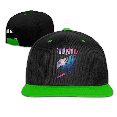 Kualday Kid's Fairy Tail Anime Cosplay Plain Adjustable Snapback Hats Caps