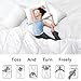Pillowtop Mattress Pad Cover Queen Size - Hypoallergenic - Cotton Down Alternative Filled Mattress Topper