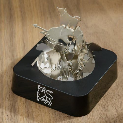 Bull vs Bear Magnetic Sculpture