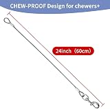 Mi Metty 24in Chew Proof Dog Leash Extension Rope for Any Leash & Collar view 5