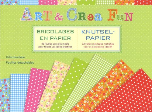 Art & Crea Fun - Knutselpapier / Art & Crea Fun - Bricolages en papier: 32 vellen met leuke motiefje by ZNU