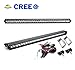 iJDMTOY Upper Grille Mount 30-Inch LED Light Bar Compatible With 2011-2016 Ford F250 F350 Super Duty, Includes (1) 150W High Power CREE LED Lightbar, Grill Mounting Brackets & On/Off Switch Wiringthumb 1