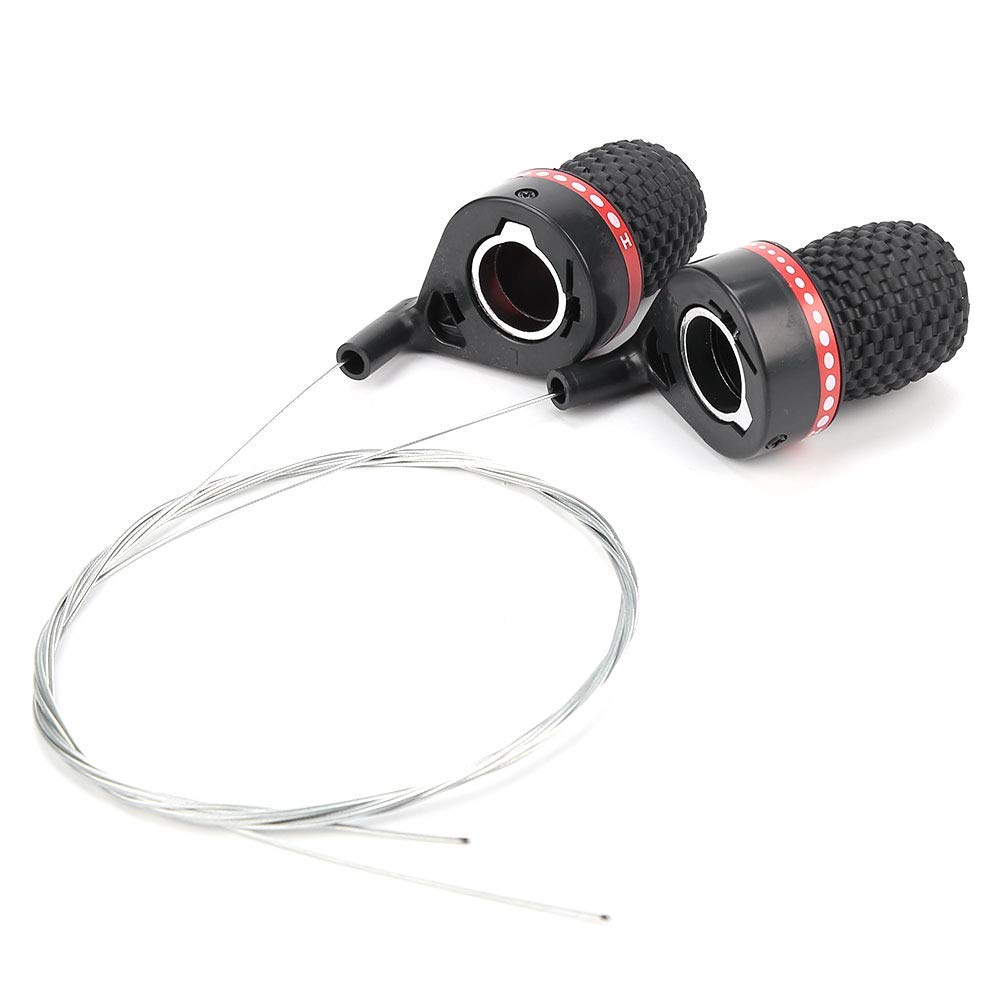 Alomejor1 Bike Bicycle Gear Shift Lever Grip Shift Universal Road Bicycle Handlebar Speed Lever Devices Twist Shifter