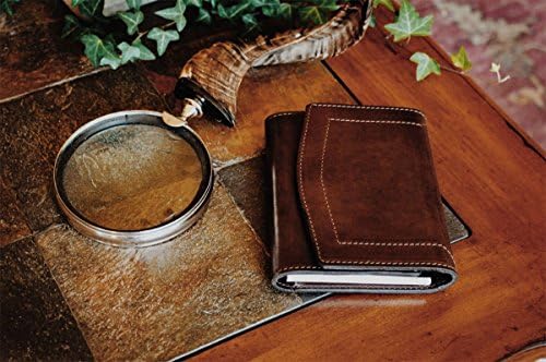 Small Vachetta Padfolio w/Magnet Closure (Walnut)