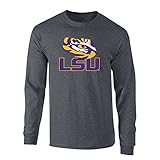 LSU Tigers Long Sleeve Shirt Charcoal