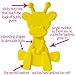 Baby Teething Toy Extraordinaire - Little Bambam Giraffe Teether Toys by Bambeado. Our BPA Free Teethers Help take The Stress Out of Teething, from Newborn Baby Through to Infant -Yellow
