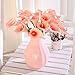 Luyue 20 Pcs Fake Calla Lily Artificial Flowers Bridal Wedding Bouquet Latex Real Touch Flower Home Kitchen Office Decor-Coral Pink