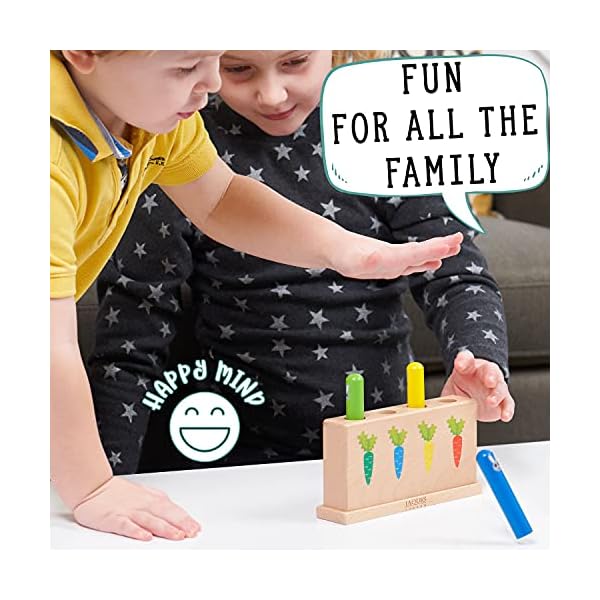 Jaques-of-London-Bouncing-Bunnies-Pop-up-Toys-Wooden-Pop-Up-Toy-Toddler-Montessori-Toy-Perfect-Montessori-Baby-Toys-Since-1795 Jaques of London Wooden Toys | Bunny Pop Up Toy | Toddler Educational Game | Gifts & Toys for 1 2 3 Year Boy Girl | 12…