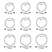 AvecToi Unisex Silicone Wedding Ring Band - 3 Rings Pack - 8.5mm Wide (2mm Thick) - Black, Dark Grey, Light Grey (9)