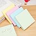 Mestron 4 Candy Colors Sticky Notes, 12 Pads/Pack, 100 Sheets/Pad, 3 in x 3 in Self-Stick Notes Easy to Post