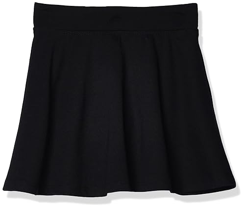 The Children's Place Girls' Uniform Ponte Knit Skort Black XL (14)