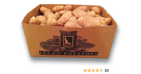 Amazon Com 50 Pound Box Of Famous Idaho Russet Potatoes 80 Potatoes By Wilcox Farms Potatoes Produce Grocery Gourmet Food