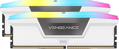 Corsair Vengeance RGB DDR5 64GB (2x32GB) 6000MHz CL30-36-36-76 White