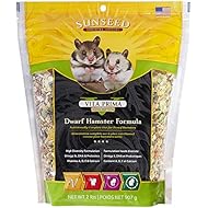 Sunseed 36070 Vita Prima Sunscription Dwarf Hamster Food - High-Variety Formula - 2 LBS