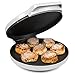 CucinaPro Courant Precision Non-Stick Pizza Maker - Quesadilla & Calzone Maker - Electric Griddle Grill Pan - Machine For Home & Everyday Baker, White