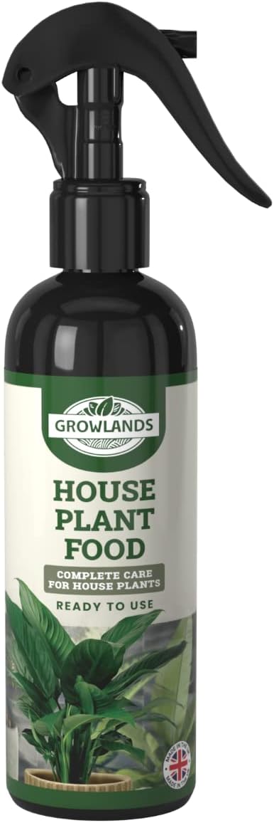 Growlands Indoor Plant Food 300 ml Foliar Mist Spray with Seaweed Extract