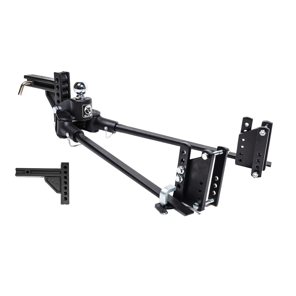 Photo 1 of Blue Ox BXW01350 TrackPro Weight Distribution Hitch - 1300lb Tounge Weight, 7 Hole Shank for 2" Receivers, 2-5/16" Ball, Black