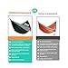 HODGSON Camping Hammock XL Double Hammock with Heavy Duty 14 Loops Tree Straps & Air Pillow, Portable Parachute Nylon Hammock for Backpacking, Travel, 118” x 78” (Black)