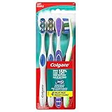 Colgate 360 Degree Adult Full Head, Soft Toothbrush, 4 Count