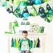 Yoodelife Party Plates Cups Dinosaur Party Supplies for Birthday Baby Shower Dinosaur Themed Party Decoration, Serve 12