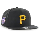 47 MLB Sure Shot Captain Hat Adjustable Structured 6-Panel Snapback Hat Cap, Adult One Size Fits All