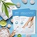 2 Pairs Exfoliating Foot Peel Mask, Baby Soft & Smooth Feet, Peeling Away Rough Dead Skin & Calluses in 1-2 Weeks, Repairing Exfoliant
