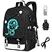 Laptop Backpack 15.6 inch, 20L Oxford Laptop Bag School Backpack Travel USB Charging Daypack