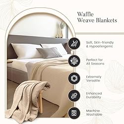 Blanket Queen Size | Cotton Waffle Weave Blanket