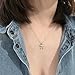 Lavishe Rhodium Plated 925 Sterling Silver Hebrew Chai Jewish Necklace for Women Plain Finish, 18