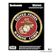 Marine Corps Car Decal - Large 5.5" USMC Vinyl Decal for Car Window - Large Military Car Decals United States Military Stickers for Cars - United States Marine Corps Car Sticker primary