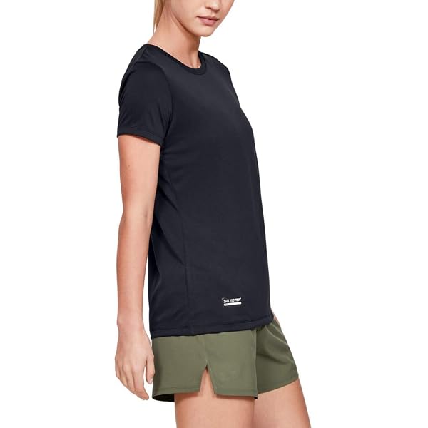 UNDER ARMOUR WOMEN’S UA TACTICAL TECH™ SHORT SLEEVE MD BLACK