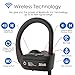Premium Bluetooth Headphones - EXCLUSIVE 2018 - Best Wireless Running Headphones - Sport Earbuds with Mic - IPx7 Waterproof Outdoor Bluetooth Headphones - HD Stereo Wireless Headphones for Women Men