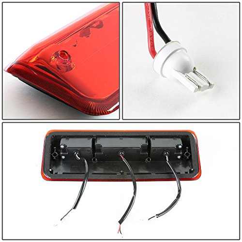 DNA Motoring 3BL-F15004-LED-RD Third Brake Light