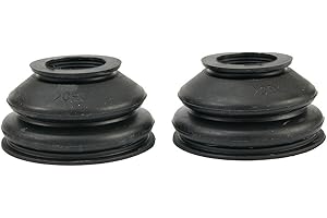 DRHOMEAM Rubber Dust Cover And Ball Joint Boots, HQ Rubber Pull Rod End, Ball Joint Dust Boot Ball Joint Boots,Car Suspension Steering Parts Accessories(2)