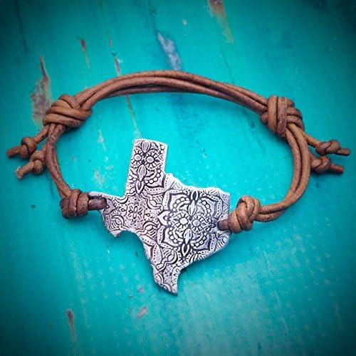 Adjustable Leather Texas bracelet
