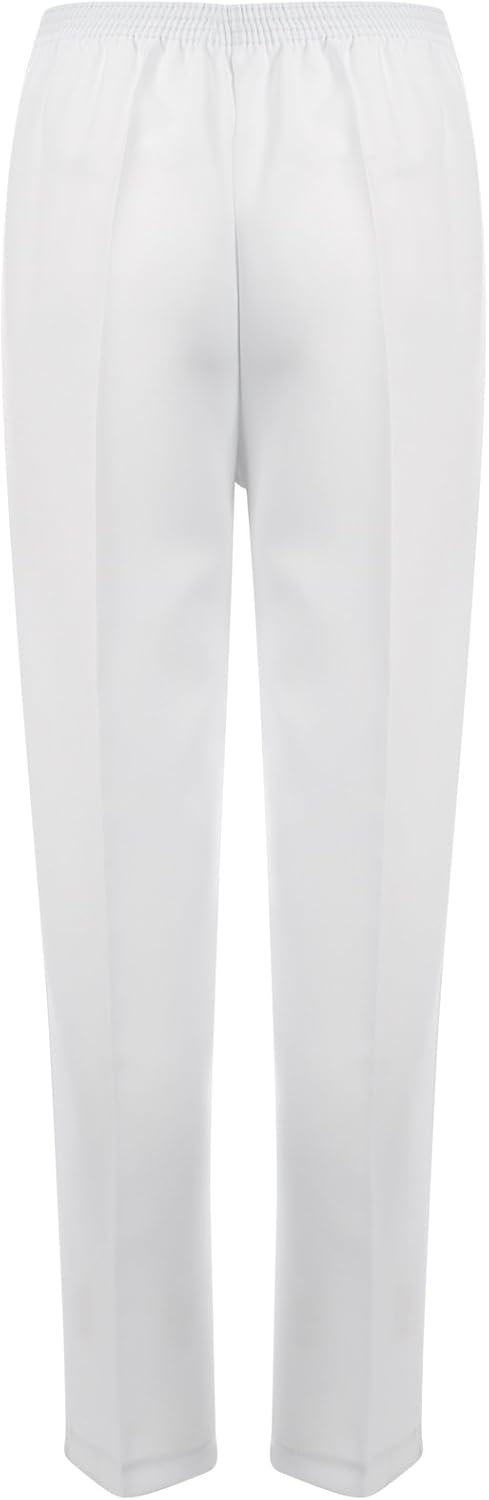 black work trousers elasticated waist