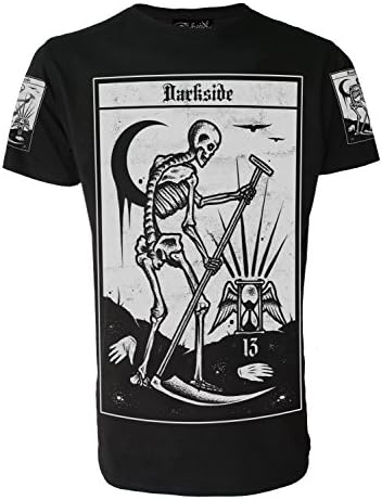Death Tarot Card Genuine Darkside Mens T Shirt Occult Nu Goth Satanic Gothic Alternative Clothing
