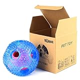 Dog Toys - Interactive IQ Treat Ball Food Dispensing Toys for Small Medium Large Dogs - Durable Nontoxic Rubber and Bouncy, Cleans Teeth
