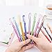 Happlee 12 Colors Gel Pen Set 0.5MM Tip Fine Point Pens for Coloring Books Bullet Journal Crafting Note Taking Drawing, 12-Count