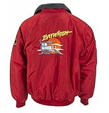 Baywatch Lifeguard Red Bomber Jacket