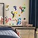 RoomMates Repositionable Childrens Wall Stickers Nintendo Super Mario Bros Nintendo Wii