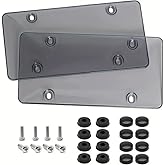 License Plate Frame Cover,Curved Surface Design,2pack- License Plate Protector.Fits Standard 6x12Inches License Plates,Protec
