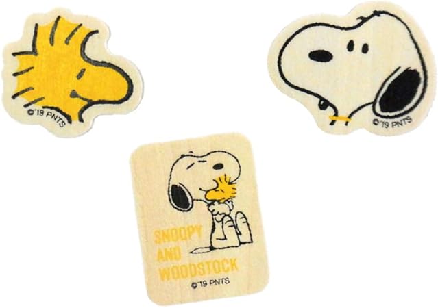 Amazon Snoopy スヌーピー マグネット3個セット スヌーピー ウッドストック Sns485sw マグネット 文房具 オフィス用品