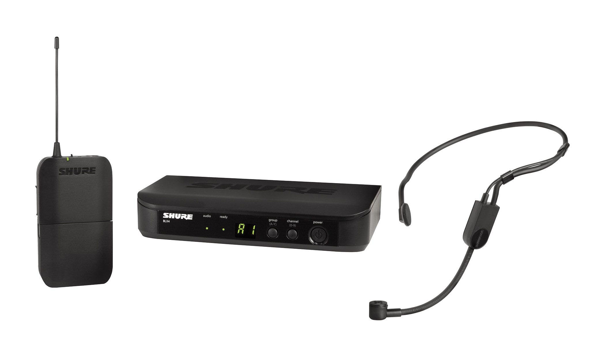 Shure BLX14/P31 UHF Wireless Mikrofonsystem - Perfekt für Redner, Künstler - 14 Stunden Batterielaufzeit, 100m Reichweite | Beinhaltet PGA31 Headset-Mikrofon, Einzelkanal-Empfänger | M17 Band