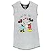 Disney Women's Mickey and Minnie Mouse Sleep Shirt, Gray, L