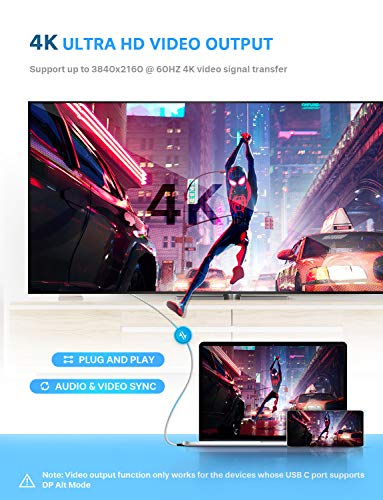 TOPELEK USB C to USB C Cable, 100W Fast Charging USB C Cable with 5Gbps 4K Video Data Transfer, Charger Cable for Samsung Galaxy S10 S9, MacBook Pro/Air, iPad Pro, Google Pixel, Huawei P30 Pro, 6.6FT - Thumbnail 3