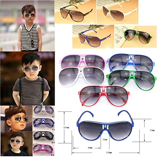 Fashionable Design Child Cool Children Boys Girls Kids Plastic Frame Sunglasses Goggles Eyewear Eye Protect Easy Match - Thumbnail 4