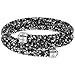 Swarovski Crystaldust Bangle Double, S, Dark Crystals 5255909