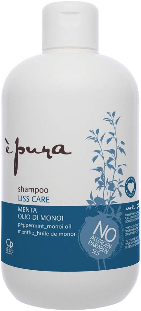 È Pura - Liss Care Shampoo - Treatment for Straight Hair - Soft, Silky and Easy to Comb - 500 ml