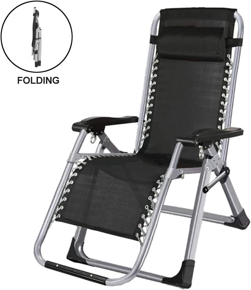 Chaise Longue Pliable Oxford Bleue Canapé Relax Fauteuil Pliant Camping